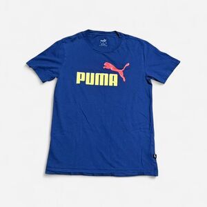 Puma blue graphic small size T shirt